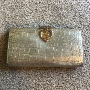 Gold Love Cat Wallet